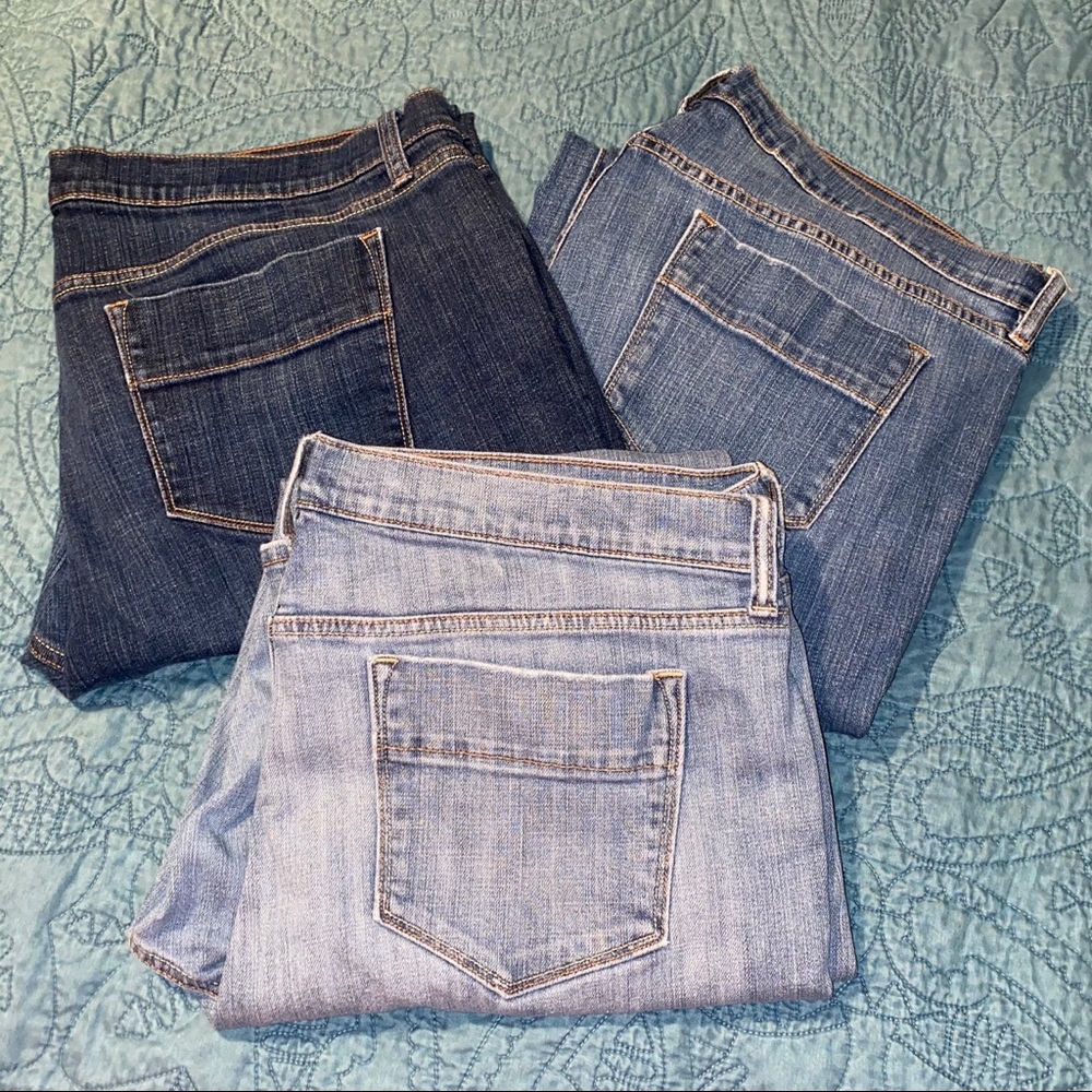 Old Navy Sweetheart Jeans - 3 pair - size 16